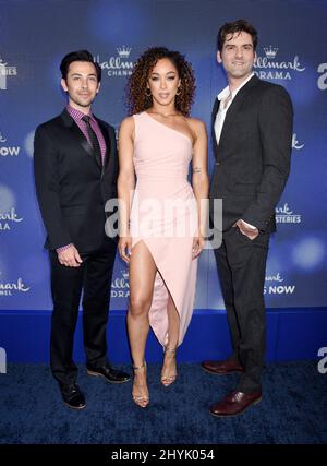 Chaley Rose, Blake Silver et Joey Elkins à Hallmark Channel et Hallmark Movies & Mystères 2019 l'été TCA a eu lieu dans une résidence privée à Beverly Hills le 26 juillet 2019 à Beverly Hills, ca. Banque D'Images