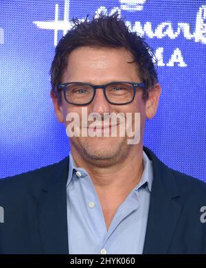 Eric Bross arrive à la chaîne Hallmark et Hallmark Movies & Mystères été 2019 TCA à la résidence privée le 26 juillet 2019 à Beverly Hills, CA. Banque D'Images