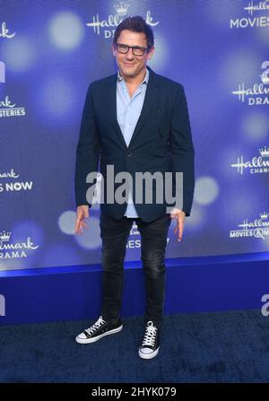 Eric Bross arrive à la chaîne Hallmark et Hallmark Movies & Mystères été 2019 TCA à la résidence privée le 26 juillet 2019 à Beverly Hills, CA. Banque D'Images