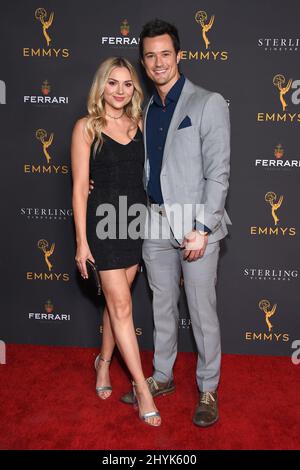 Matthew Atkinson et Karissa Lee Staples arrivent à la réception du Daytime Programming Peer Group à la Television Academy le 28 août 2019 à North Hollywood, aux États-Unis. Banque D'Images