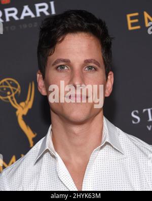 Mike C. Manning arrive à la réception du groupe de pairs de la programmation de jour à la Television Academy le 28 août 2019 à North Hollywood, aux États-Unis. Banque D'Images