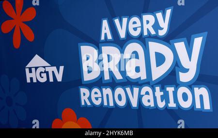 Atmosphère à la première de la « Rénovation très Brady » de HGTV, qui s'est tenue à l'hôtel Garland le 5 septembre 2019 à North Hollywood, Californie. Banque D'Images