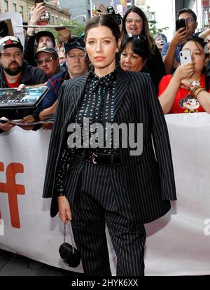 Jessica Biel à la première de 'Limetown' lors du Festival international du film de Toronto 2019 qui s'est tenu à la visionneuse TIFF Bell le 6 septembre 2019 à Toronto Banque D'Images