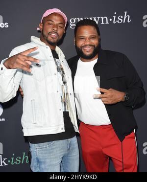 Trevor Jackson et Anthony Anderson arrivent à l'événement ABC « Embrace Your Ish » aux Goya Studios le 17 septembre 2019 à Hollywood, Californie. Banque D'Images