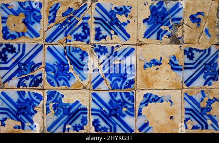 Ancien modèle de tuiles à Ouro Preto, Brésil Banque D'Images