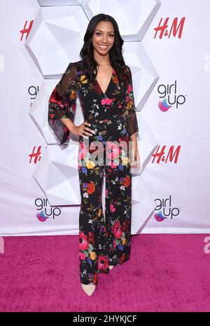 Corinne Foxx au Girl Up #GirlHero Awards qui s'est tenu à l'hôtel Beverly Wilshire le 13 octobre 2019 à Beverly Hills, Los Angeles. Banque D'Images