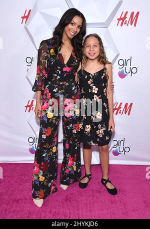 Corinne Foxx au Girl Up #GirlHero Awards qui s'est tenu à l'hôtel Beverly Wilshire le 13 octobre 2019 à Beverly Hills, Los Angeles. Banque D'Images