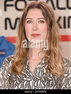 Hayley Westenra arrivant à l'Apple TV+s pour tous les hommes première de Los Angeles au Regency Village Theatre Banque D'Images