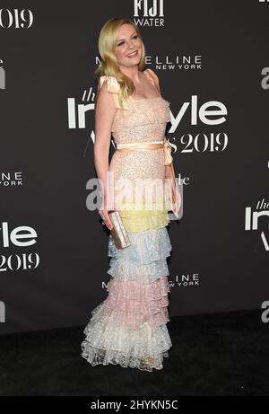 Kirsten Dunst lors des InStyle Awards 5th qui se tiennent au Getty Center le 21 octobre 2019 à Los Angeles, CA. Banque D'Images