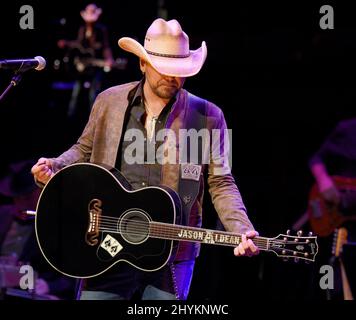 Jason Aldean assiste à la cérémonie et au concert d'induction du Temple de la renommée des musiciens 2019 qui se tiennent au Schermerhorn Symphony Centre de Nashville, Tennessee. Banque D'Images