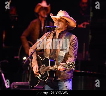 Jason Aldean assiste à la cérémonie et au concert d'induction du Temple de la renommée des musiciens 2019 qui se tiennent au Schermerhorn Symphony Centre de Nashville, Tennessee. Banque D'Images