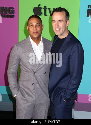 Don Lemon et Tim Malone participant à l'événement principal mondial « The Morning Show » d'Apple, organisé au Lincoln Center €“ David Geffen Hall le 28 octobre 2019 à New York City, NY Banque D'Images