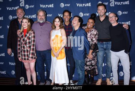 Chris McKenna, Gillian Jacobs, Dan Harmon, Alison Brie, Danny Pudi, Ken Jeong, Yvette Nicole Brown, Joel McHale et Jim Rash au Vulture Festival Los Angeles 2019 qui s'est tenu à l'hôtel Hollywood Roosevelt le 10 novembre 2019 à Hollywood, CA. Banque D'Images