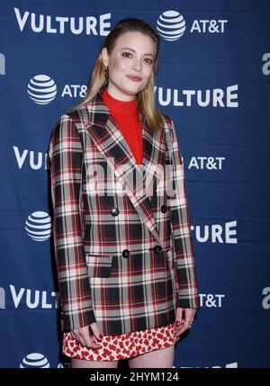 Gillian Jacobs au Vulture Festival Los Angeles 2019 qui s'est tenu à l'hôtel Hollywood Roosevelt le 10 novembre 2019 à Hollywood, CA. Banque D'Images