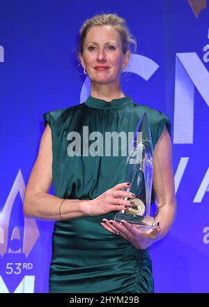 Jessie Busbee au Prix annuel de l'AMC 53rd qui a eu lieu au Bridgestone Arena le 13 novembre 2019 à Nashville, TN. Banque D'Images