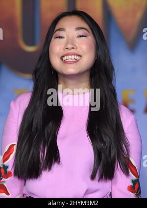 Awkwafina à la première mondiale de 'Jumanji: The Next Level', qui s'est tenue au TCL Chinese Theatre le 9 décembre 2019 à Hollywood, en Californie. Banque D'Images