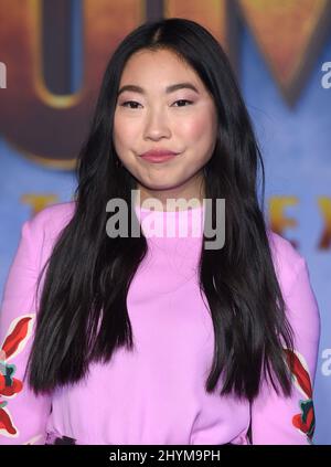 Awkwafina à la première mondiale de 'Jumanji: The Next Level', qui s'est tenue au TCL Chinese Theatre le 9 décembre 2019 à Hollywood, en Californie. Banque D'Images