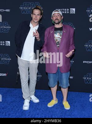 Jason Mewes et Kevin Smith assistent à la première mondiale de Star Wars: The Rise of Skywalker à Los Angeles Banque D'Images