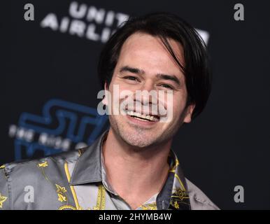 Daniel Logan participant à la première mondiale de Star Wars: L'ascension de Skywalker à Los Angeles Banque D'Images