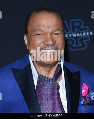 Billy Dee Williams assister à la première mondiale de Star Wars: L'ascension de Skywalker à Los Angeles Banque D'Images