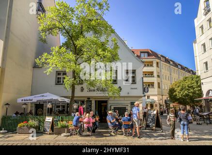 Restaurant zum Nussbaum, Propststrasse, quartier Nikolaiviertel, Mitte, Berlin, Allemagne Banque D'Images