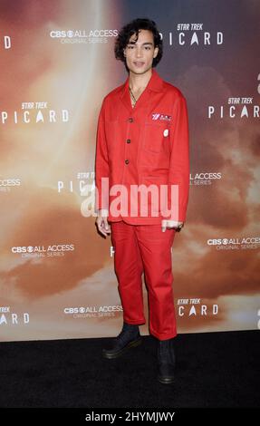Evan Evagora au CBS All Access' 'Star Trek: Picard' première tenue au ArcLight Cinemas Cinerama Dome le 13 janvier 2020 à Hollywood, Californie. Banque D'Images