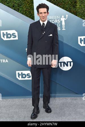 Josh O'Connor au prix annuel de la Guilde des acteurs de l'écran 26th, qui a eu lieu au Shrine Auditorium le 19 janvier 2020 à Shrine Auditorium, CA. Banque D'Images