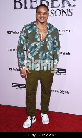 Rotimi au YouTube Originals 'Justin Bieber: Seasons' tenu au Regency Bruin Theatre le 27 janvier 2020 à Westwood, CA. Banque D'Images