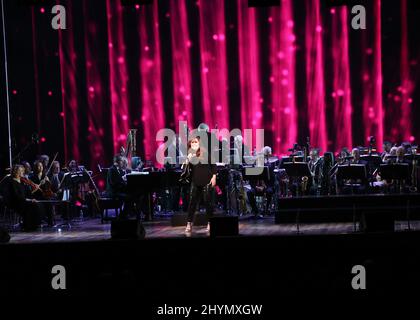 Debbie Gravitte en représentation à Jerry Herman : une célébration qui a eu lieu au Lunt Fontanne Theatre le 3 février 2020 à New York City, États-Unis. Banque D'Images