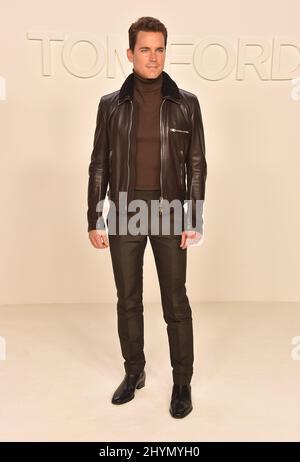 Matt Bomer au spectacle Tom Ford AW20 qui s'est tenu aux studios Milk le 7 février 2020 à Hollywood, en Californie. Banque D'Images