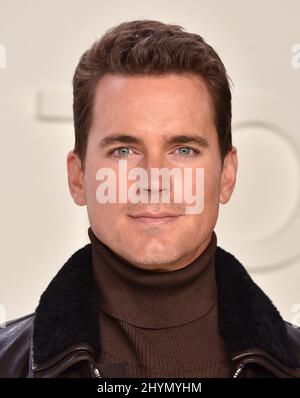 Matt Bomer au spectacle Tom Ford AW20 qui s'est tenu aux studios Milk le 7 février 2020 à Hollywood, en Californie. Banque D'Images