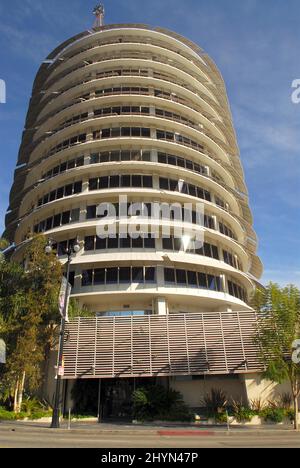 Capitol Records on Vine St. photo: UK Press Banque D'Images