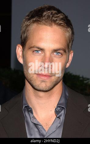 PAUL WALKER PARTICIPE À LA PREMIÈRE DU FILM « 2 FAST 2 FURIOUS » À HOLLYWOOD. IMAGE : PRESSE BRITANNIQUE Banque D'Images