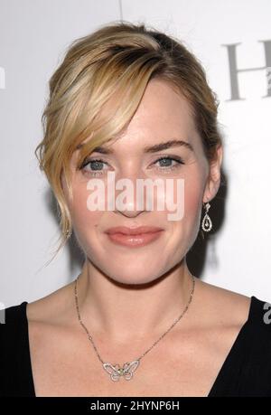 Kate Winslet participe à la fête des « petits enfants » de New Line Cinema à Hollywood. Photo : presse britannique Banque D'Images