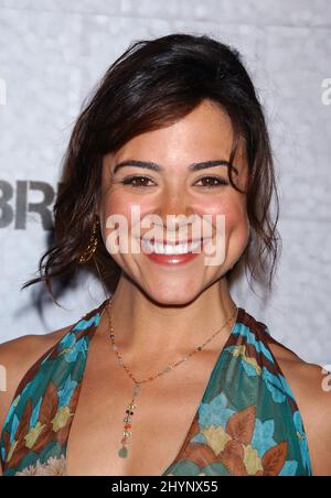 Camille Guaty participe à la partie de contrôle de fin de saison 'prison Break'. Photo : presse britannique Banque D'Images