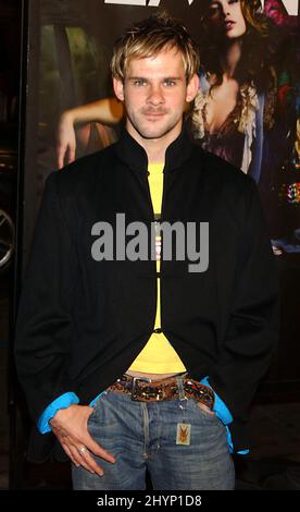 DOMINIC MONAGHAN PARTICIPE À LA PREMIÈRE DU FILM « LE MASSACRE DES TRONÇONNEUSES AU TEXAS » EN CALIFORNIE. IMAGE : PRESSE BRITANNIQUE Banque D'Images