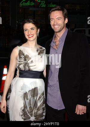 Rachel Weisz et Hugh Jackman assistent à la première américaine « The Fountain » au festival du film AFI 2006, au théâtre chinois de Grauman, à Hollywood. Photo : presse britannique Banque D'Images