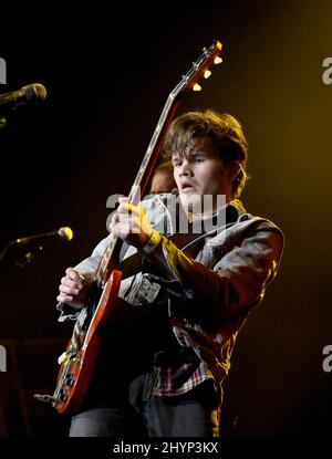 Payton Smith est sur scène au déjeuner du Big machine Label Group lors du séminaire radio Country 2020 qui s'est tenu à l'Omni Nashville le 20 février 2020 à Nashville, TN. Banque D'Images