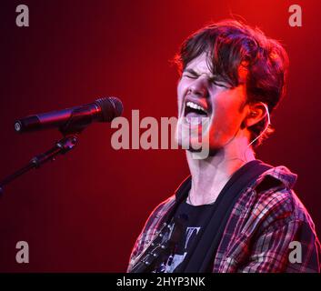 Payton Smith est sur scène au déjeuner du Big machine Label Group lors du séminaire radio Country 2020 qui s'est tenu à l'Omni Nashville le 20 février 2020 à Nashville, TN. Banque D'Images