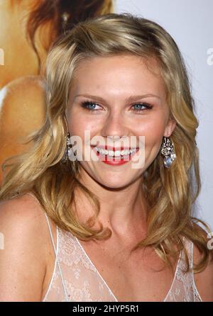 Kirsten Dunst participe à la première mondiale de Wimbledon à Beverly Hills. Photo : presse britannique Banque D'Images