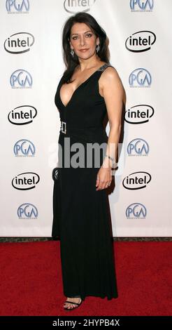 Marina Sirtis participe aux Prix de la Guilde des producteurs 2006 en Californie. Photo : presse britannique Banque D'Images