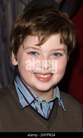 SPENCER BRESLIN PARTICIPE À LA PREMIÈRE DU FILM « R SEUSS » THE CAT IN THE HAT EN CALIFORNIE. IMAGE : PRESSE BRITANNIQUE Banque D'Images