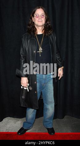 La Résurrection du Sabbat noir révèle leur histoire inracontée à travers l'art rétrospectif, dans Hollwood. Ozzy Osbourne assiste. Photo : presse britannique Banque D'Images