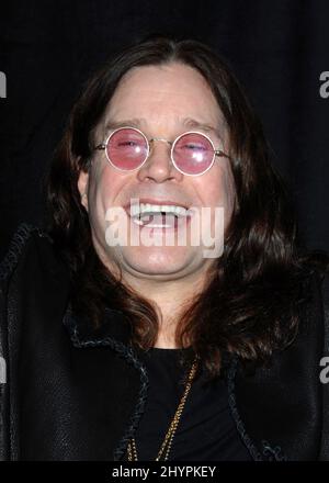 La Résurrection du Sabbat noir révèle leur histoire inracontée à travers l'art rétrospectif, dans Hollwood. Ozzy Osbourne assiste. Photo : presse britannique Banque D'Images