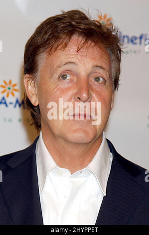SIR PAUL MCCARTNEY PARTICIPE AU GALA ANNUEL DES PRESTATIONS D'ADOPTION D'UN CHAMP DE MINES 3RD À BEVERLY HILLS. IMAGE : PRESSE BRITANNIQUE Banque D'Images
