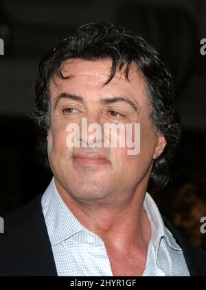 Sylvester Stallone participe à la première mondiale 'Rocky Balboa' au théâtre chinois de Grauman. Photo : presse britannique Banque D'Images