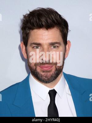 John Krasinski participe à la première Partie II D'Un endroit calme qui s'est tenue à New York, aux États-Unis, le dimanche 8 mars 2020. Banque D'Images