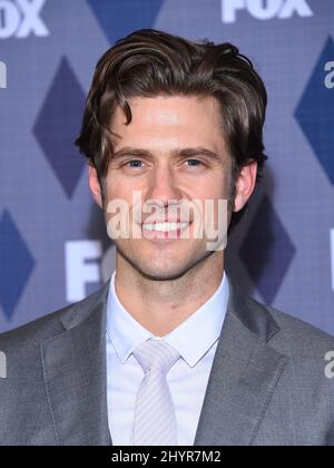 Aaron Tveit est positif pour le coronavirus COVID-19. 15 janvier 2016 Pasadena, CA Aaron Tveit FOX Winter TCA 2016 Party tenue au Langham Huntington Hotel & Spa. Banque D'Images