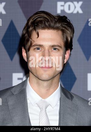 Aaron Tveit est positif pour le coronavirus COVID-19. 15 janvier 2016 Pasadena, CA Aaron Tveit FOX Winter TCA 2016 Party tenue au Langham Huntington Hotel & Spa. Banque D'Images