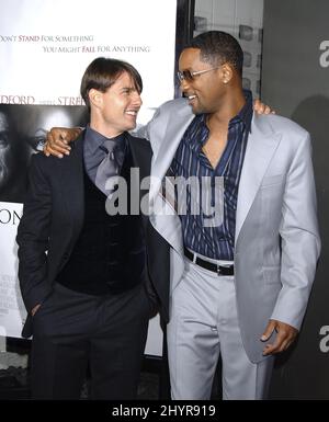 Tom Cruise et Will Smith arrivent pour la soirée d'ouverture de l'AFI Fest 2007 Gala Présentation des « Lions pour les agneaux » au Cinerama Dome de Los Angeles, CA. Banque D'Images